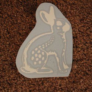 English Spot Rabbit Breed Decal